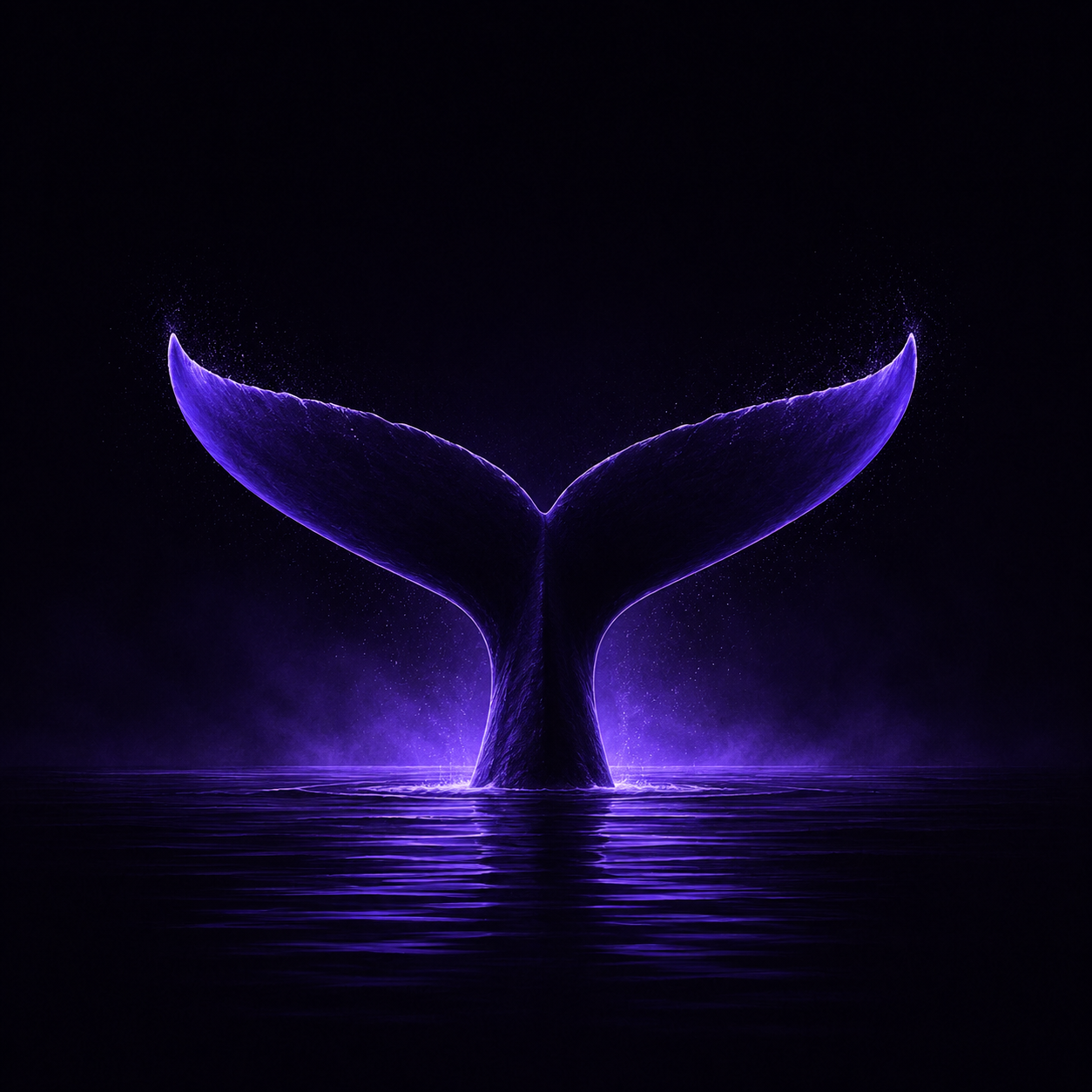 Violet Whale Studios whale tail visual